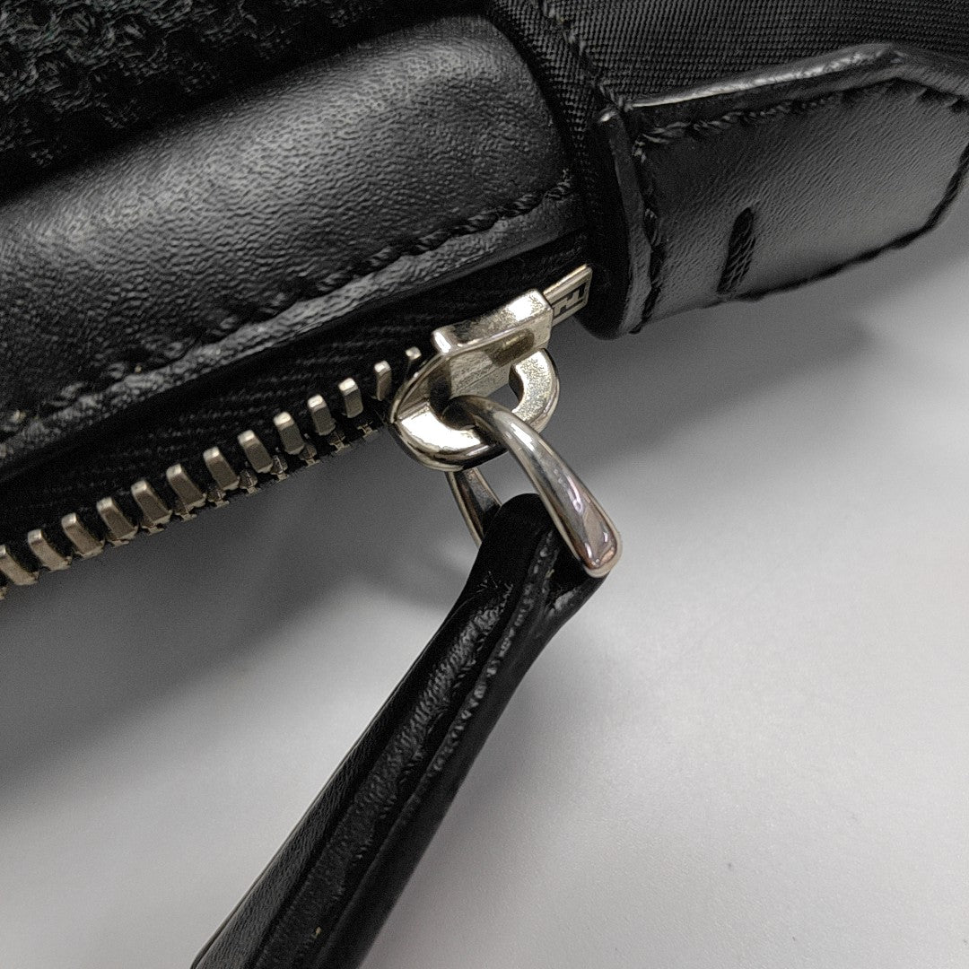 Calfskin Shoulder Bag Black