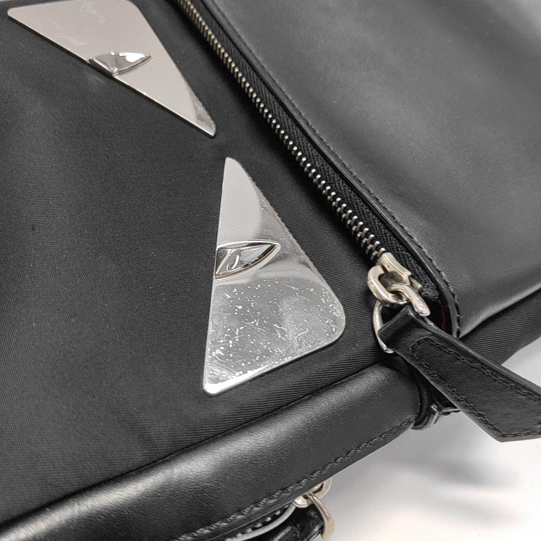 Calfskin Shoulder Bag Black