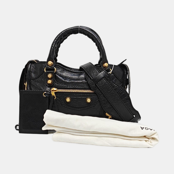 Classic City Mini Lambskin Black
