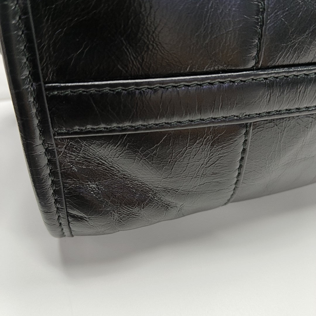Bonnie Medium Patent Leather Black