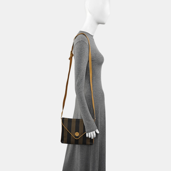 Coated Canvas Shoulder Bag Multicolor