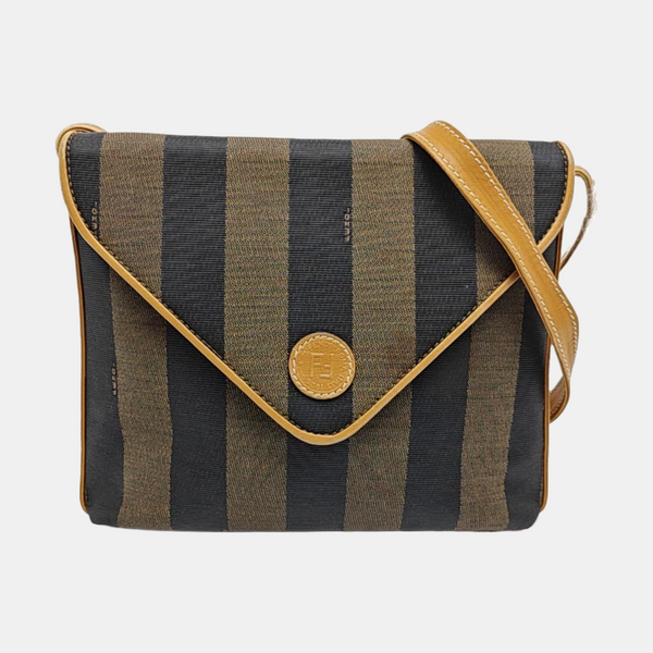 Coated Canvas Shoulder Bag Multicolor