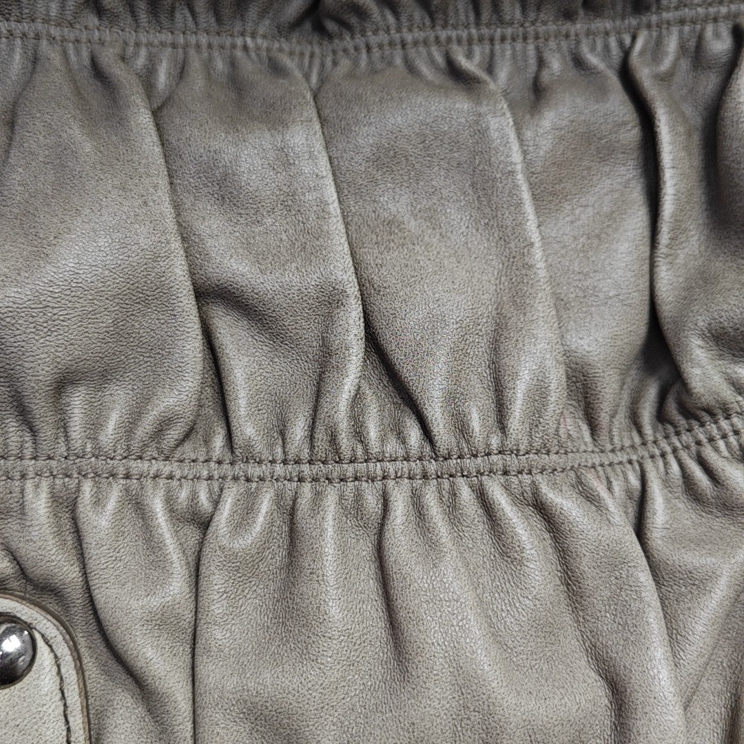 Gaufre Quilted Lambskin Gray