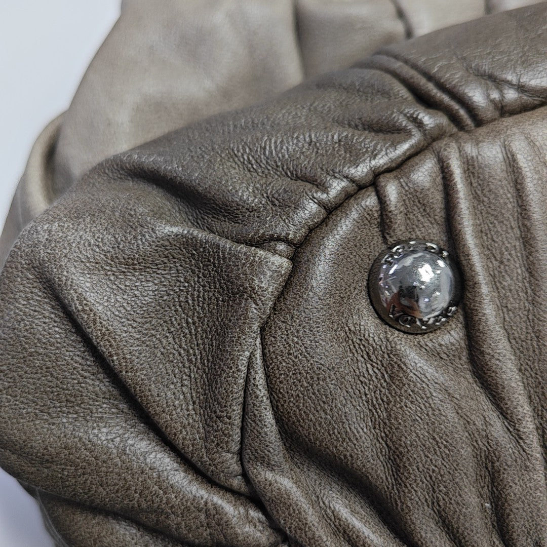 Gaufre Quilted Lambskin Gray