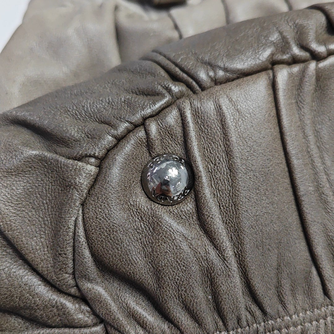 Gaufre Quilted Lambskin Gray