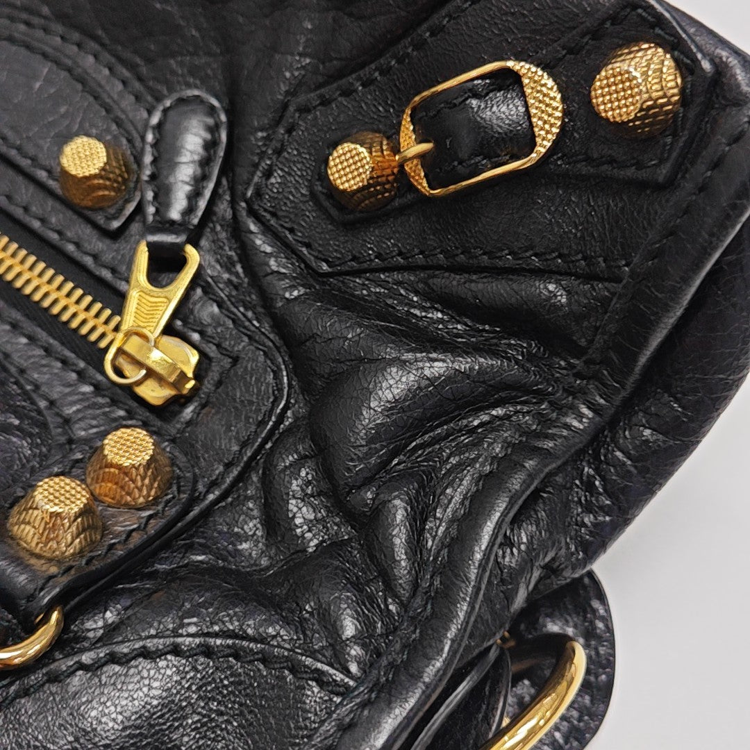 Classic City Mini Lambskin Black