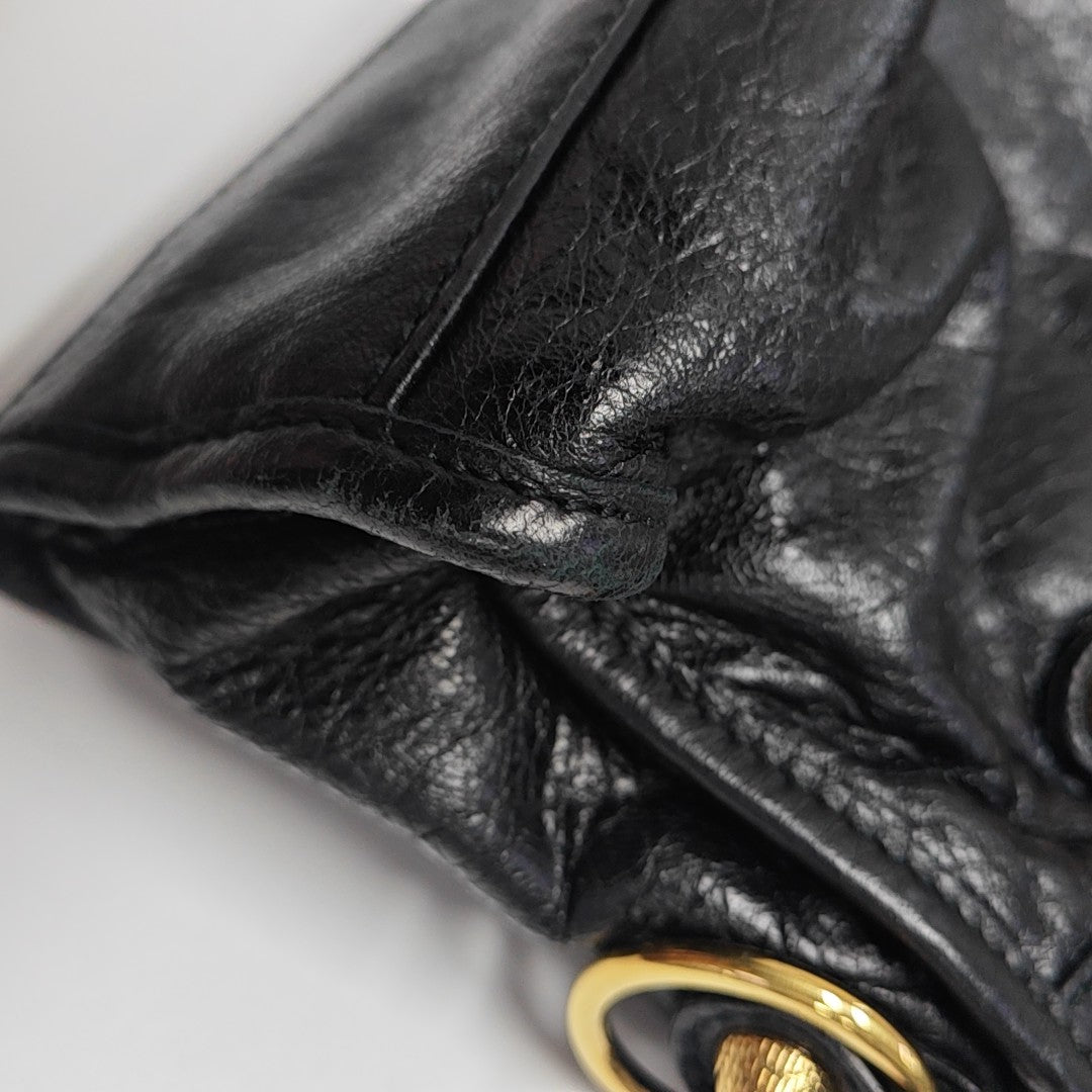 Classic City Mini Lambskin Black