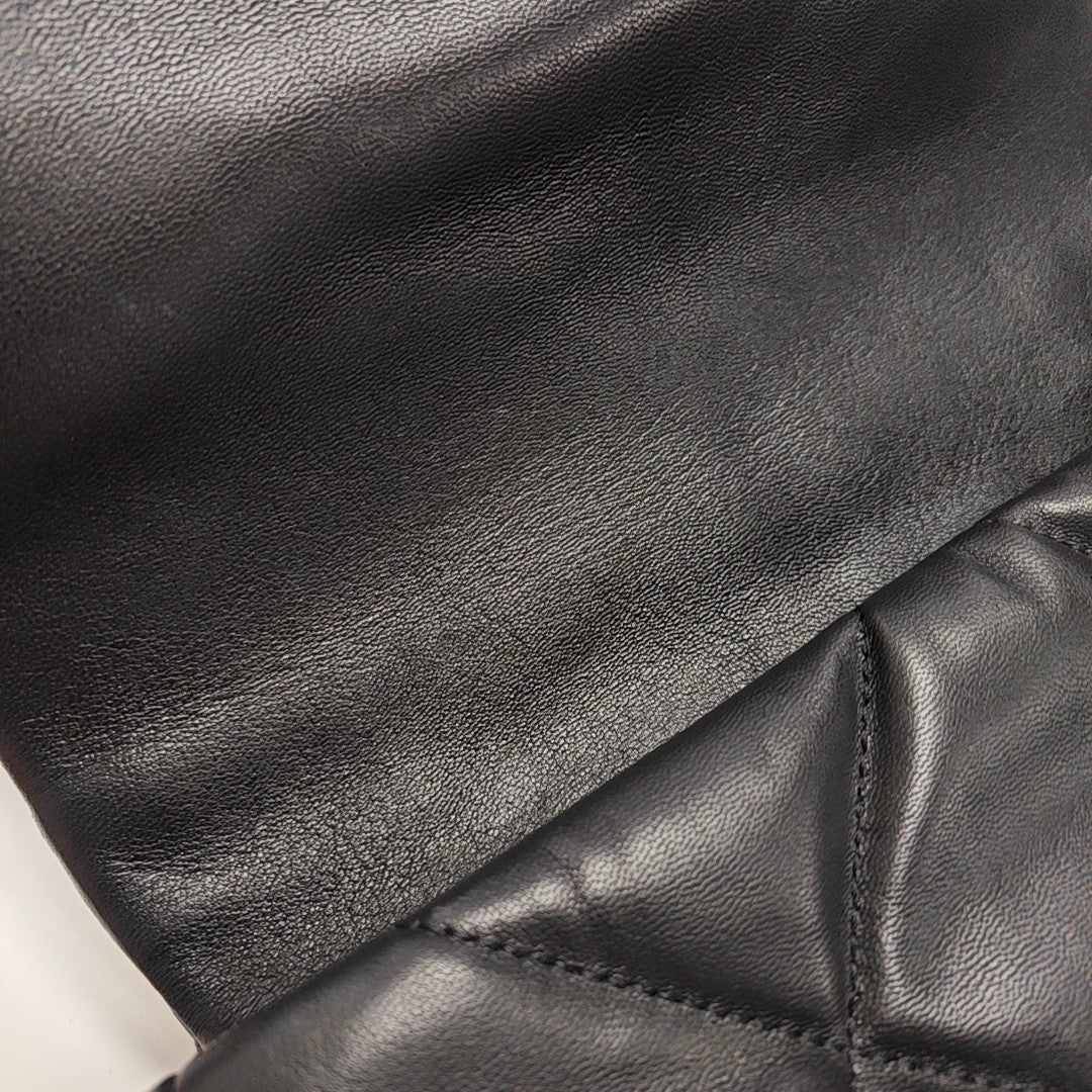 CHANEL 19 Small Quilted Lambskin Black
