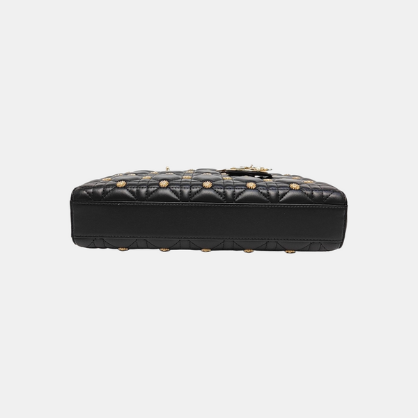 Lady D-Joy Medium Cannage Lambskin Black