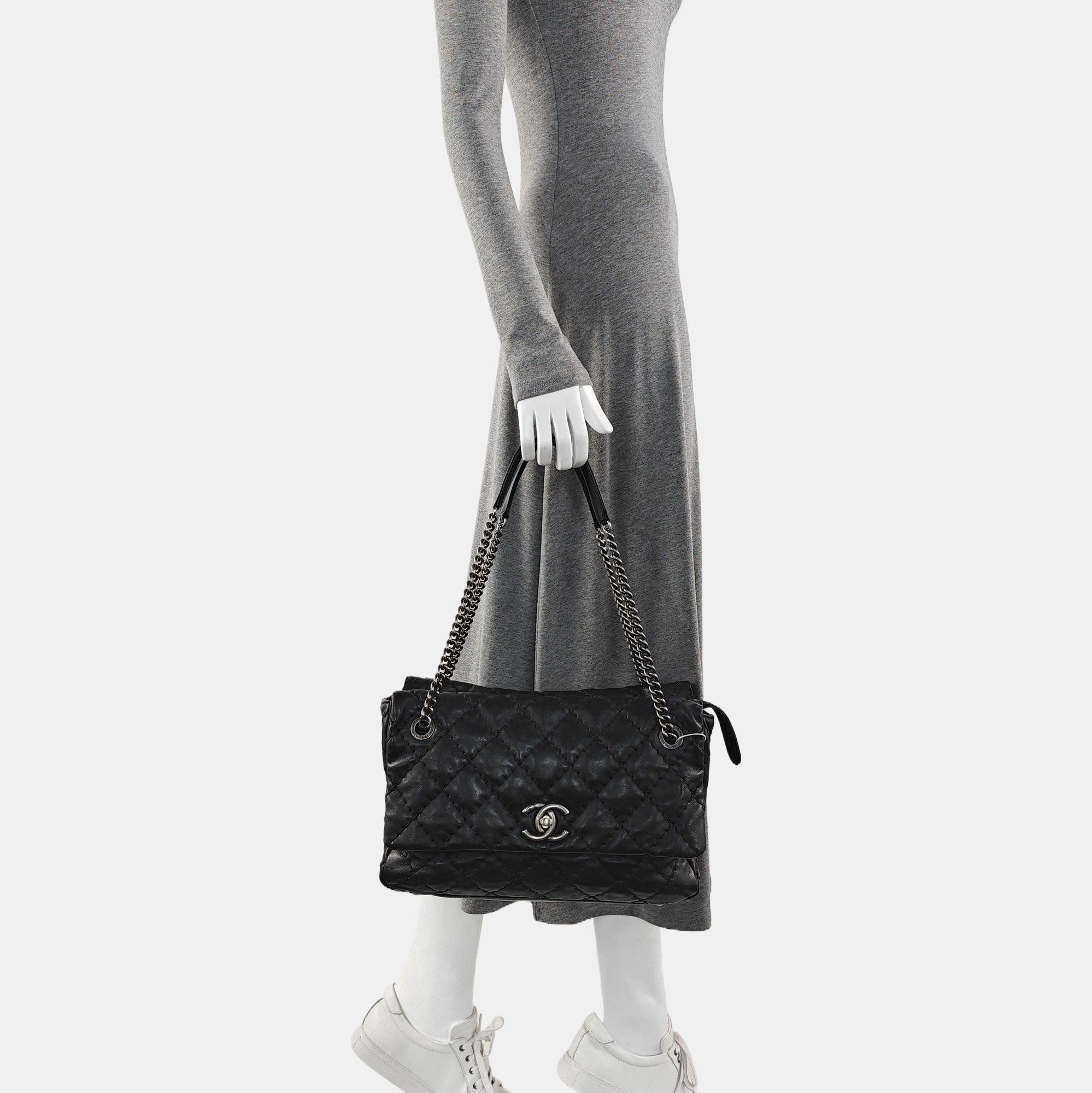 Quilted Calfskin Black