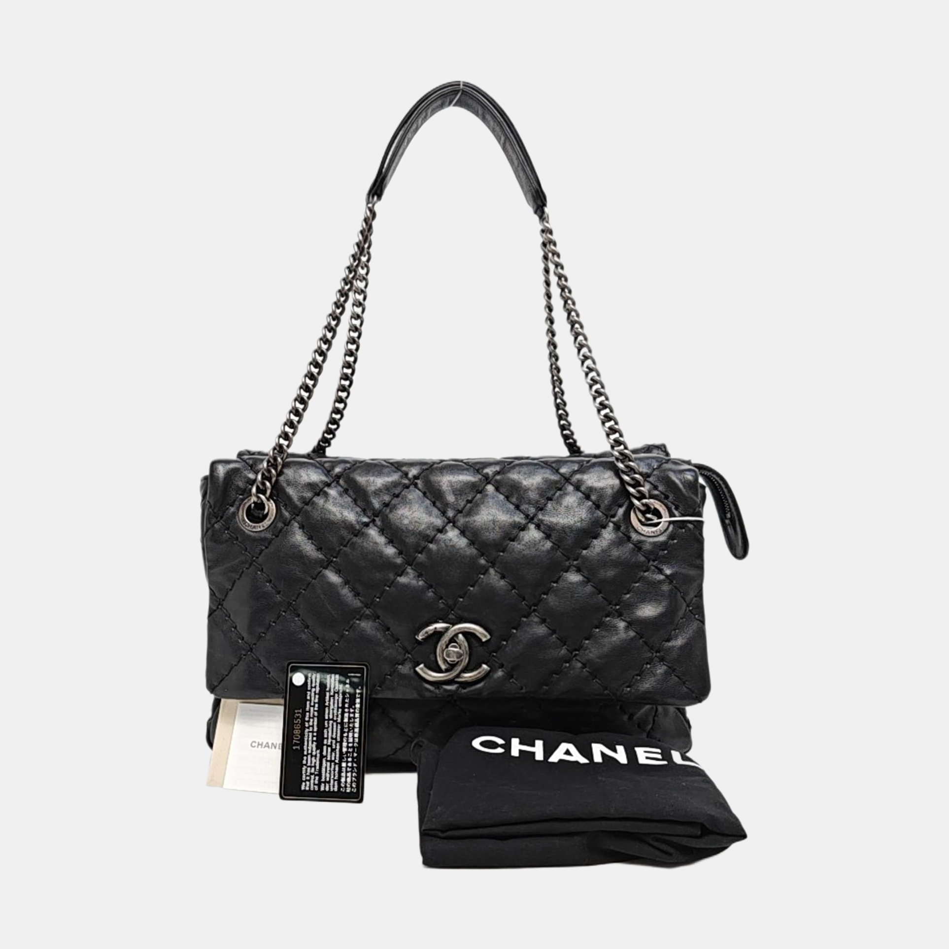 Quilted Calfskin Black