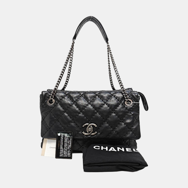 Quilted Calfskin Black
