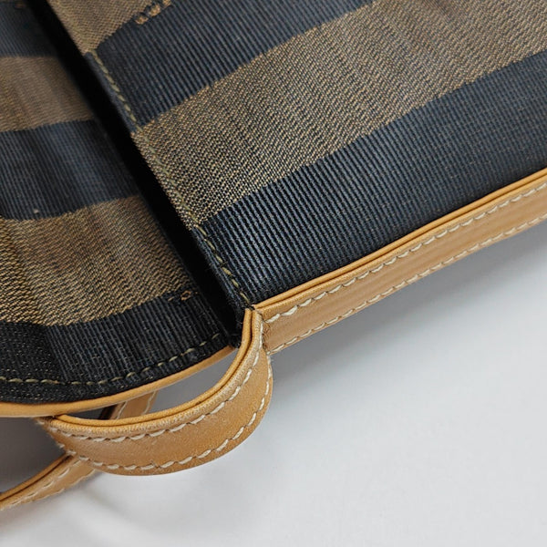 Coated Canvas Shoulder Bag Multicolor