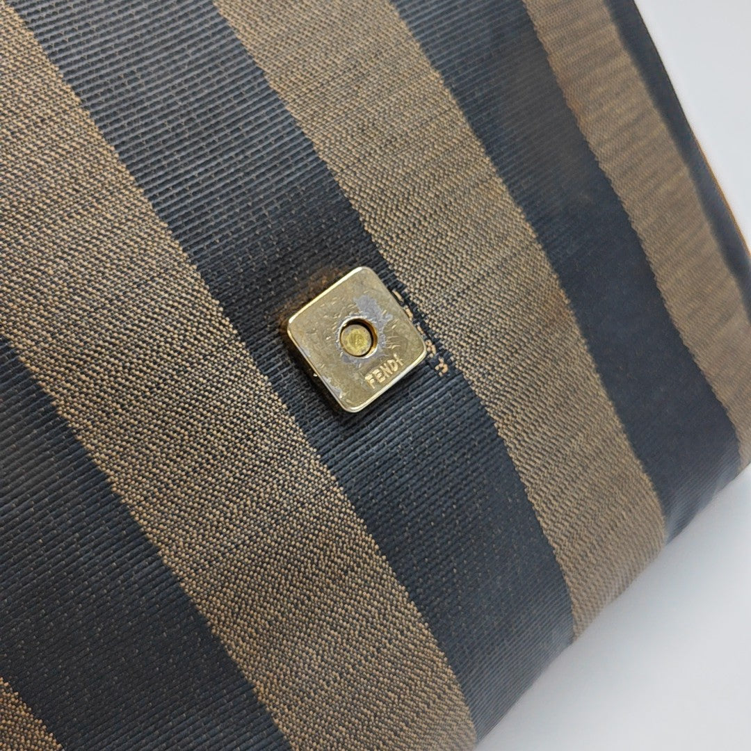Coated Canvas Shoulder Bag Multicolor