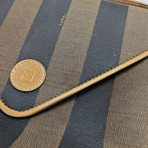 Coated Canvas Shoulder Bag Multicolor