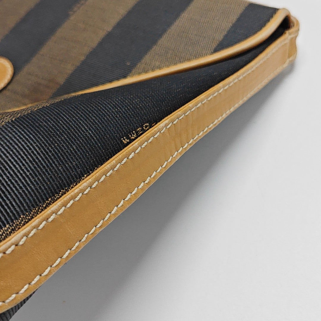 Coated Canvas Shoulder Bag Multicolor