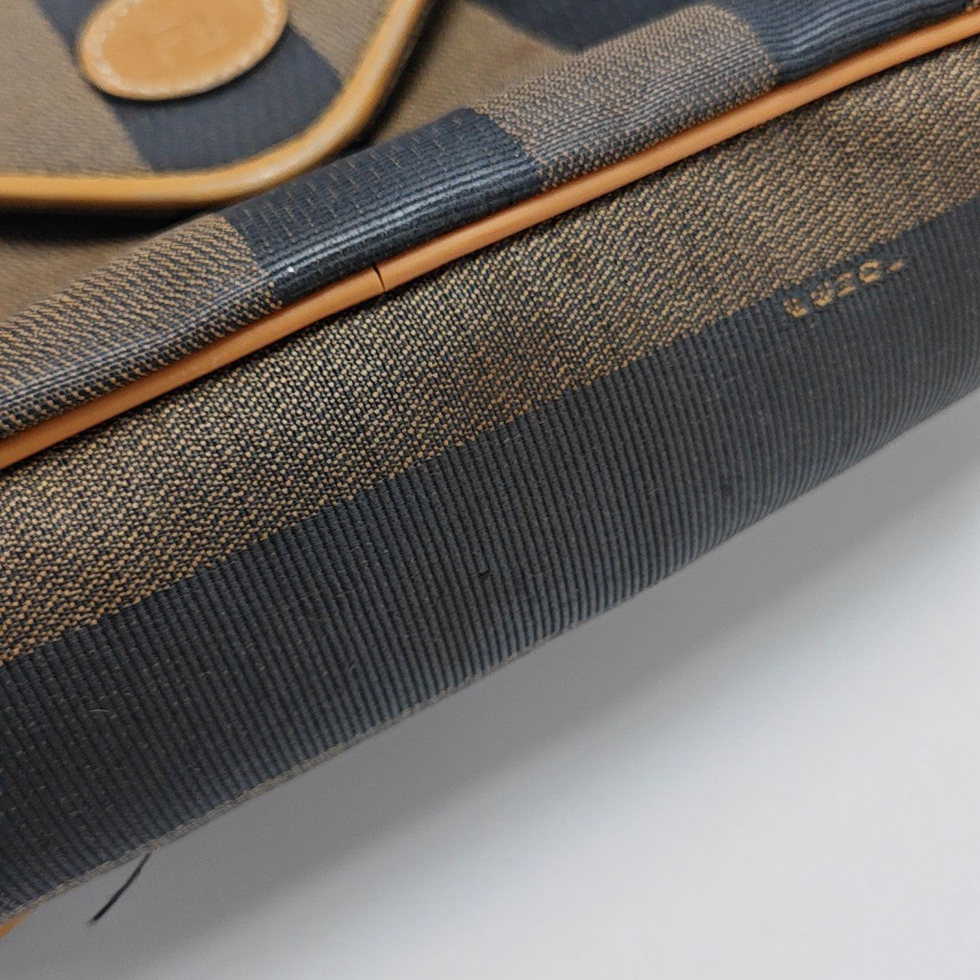 Coated Canvas Shoulder Bag Multicolor