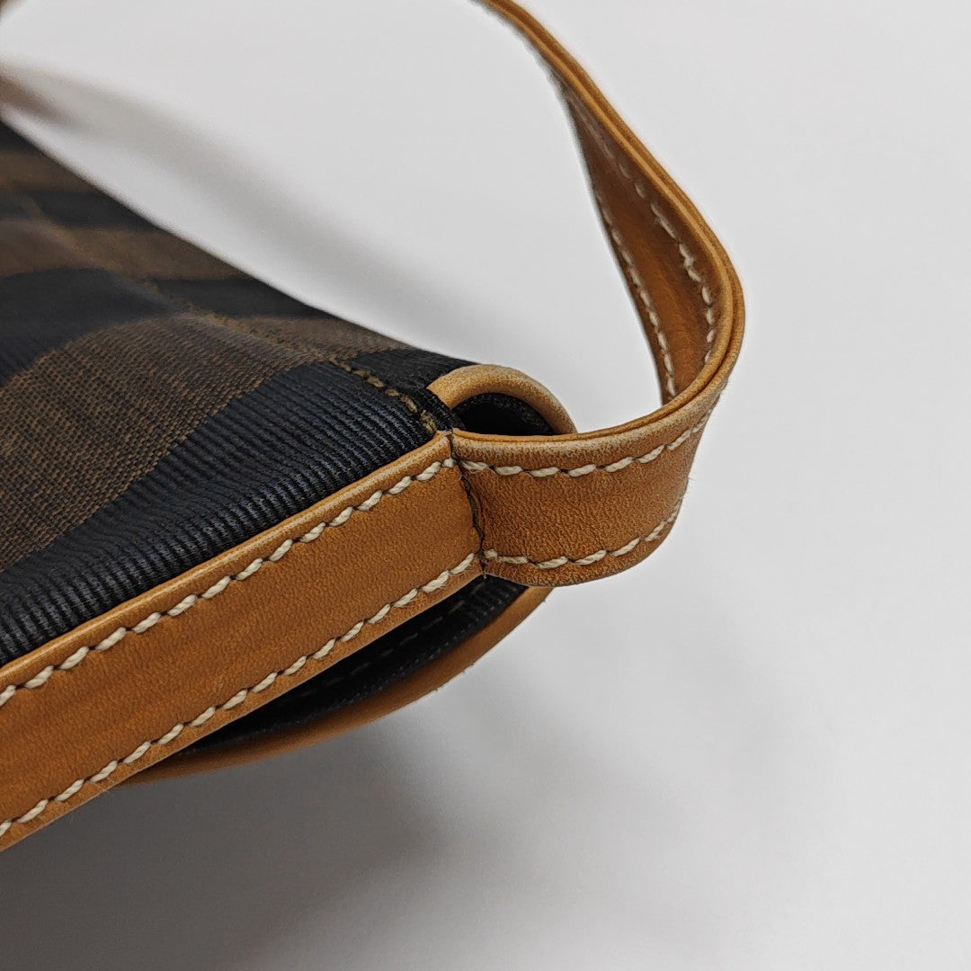 Coated Canvas Shoulder Bag Multicolor