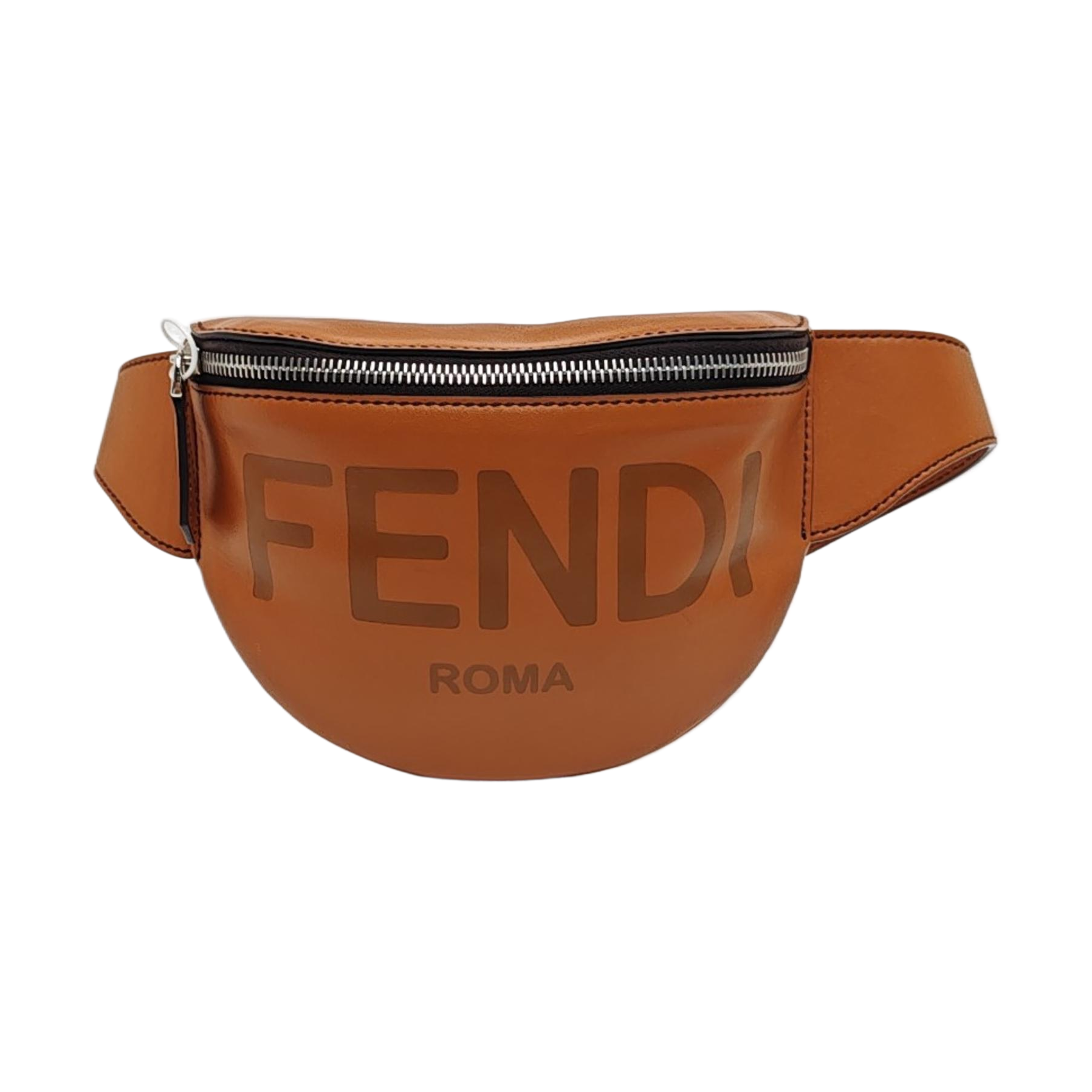 Calfskin Belt Bag Small Brown