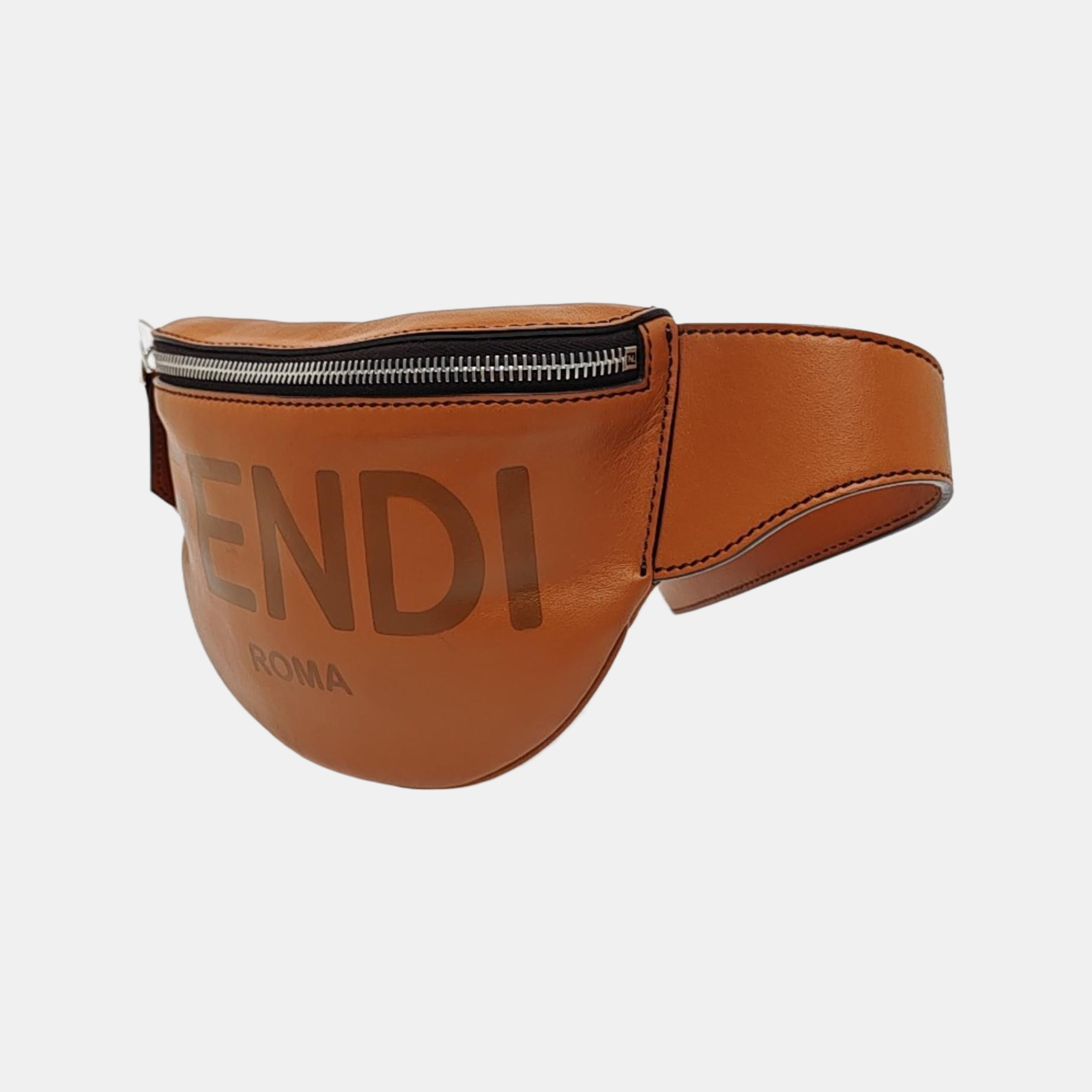 Calfskin Belt Bag Small Brown