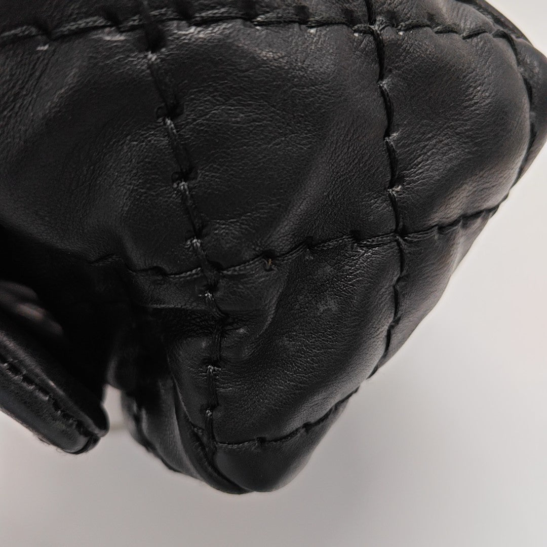 Quilted Calfskin Black