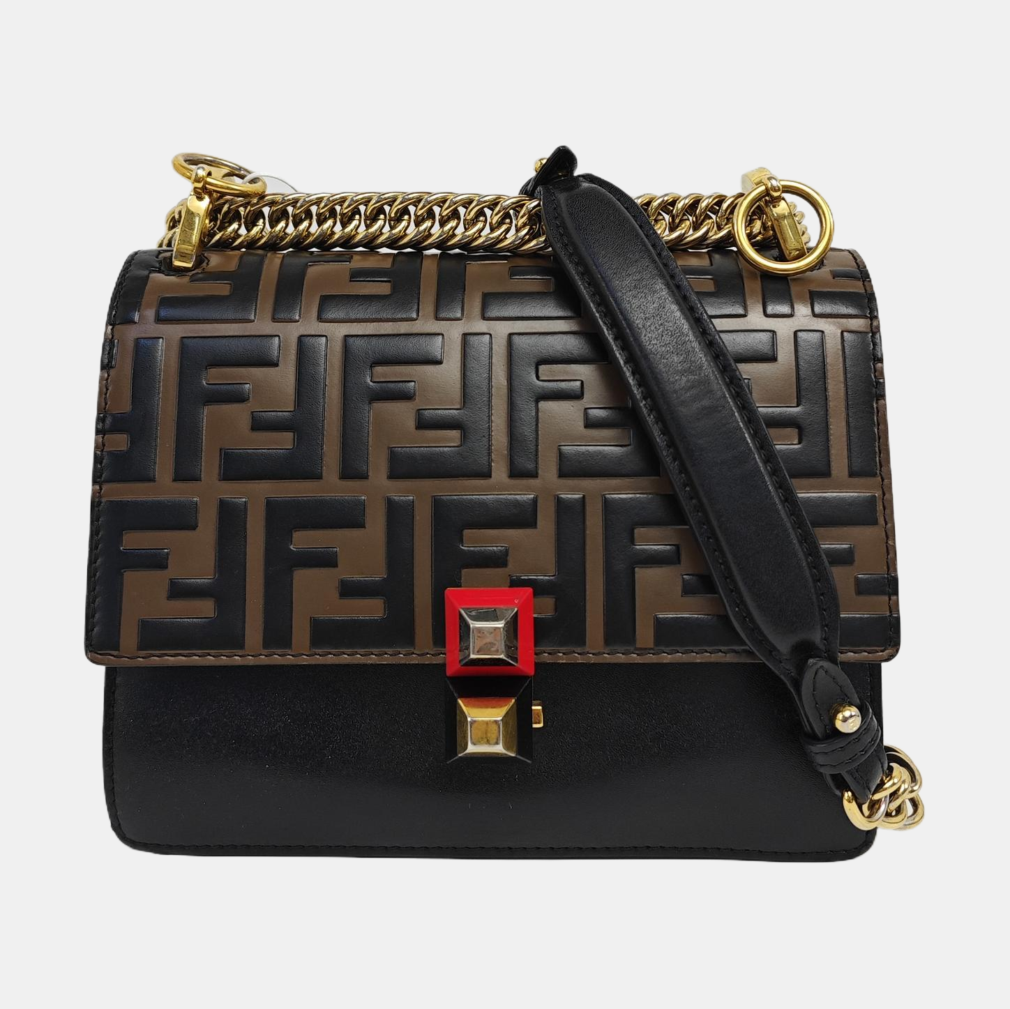 Kan I Mini Calfskin Black
