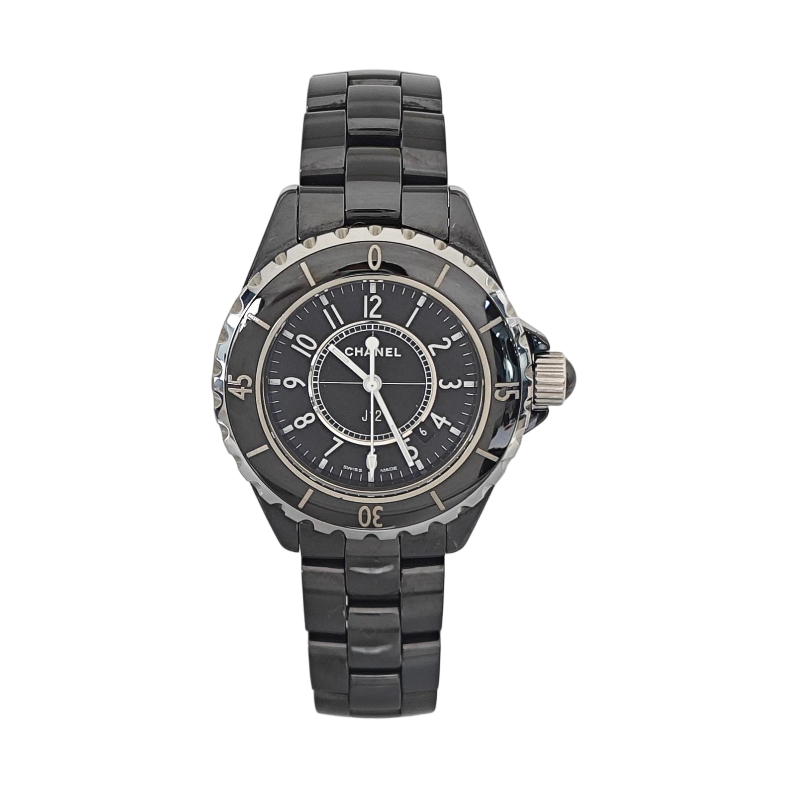 J12 33mm Black Quartz Watch