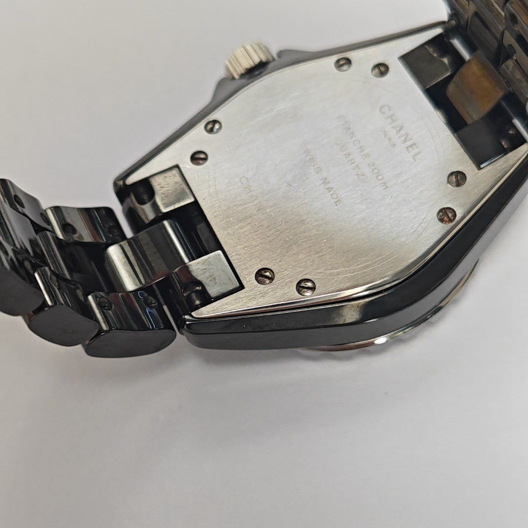 J12 33mm Black Quartz Watch
