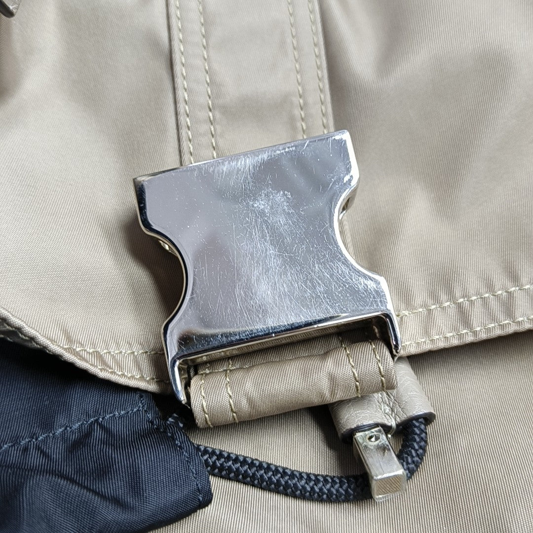 Nylon Backpack Brown