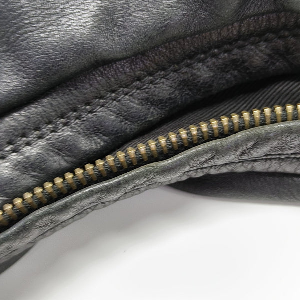 Calfskin Shoulder Bag Black