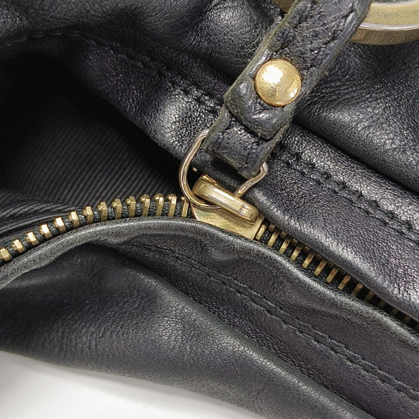 Calfskin Shoulder Bag Black
