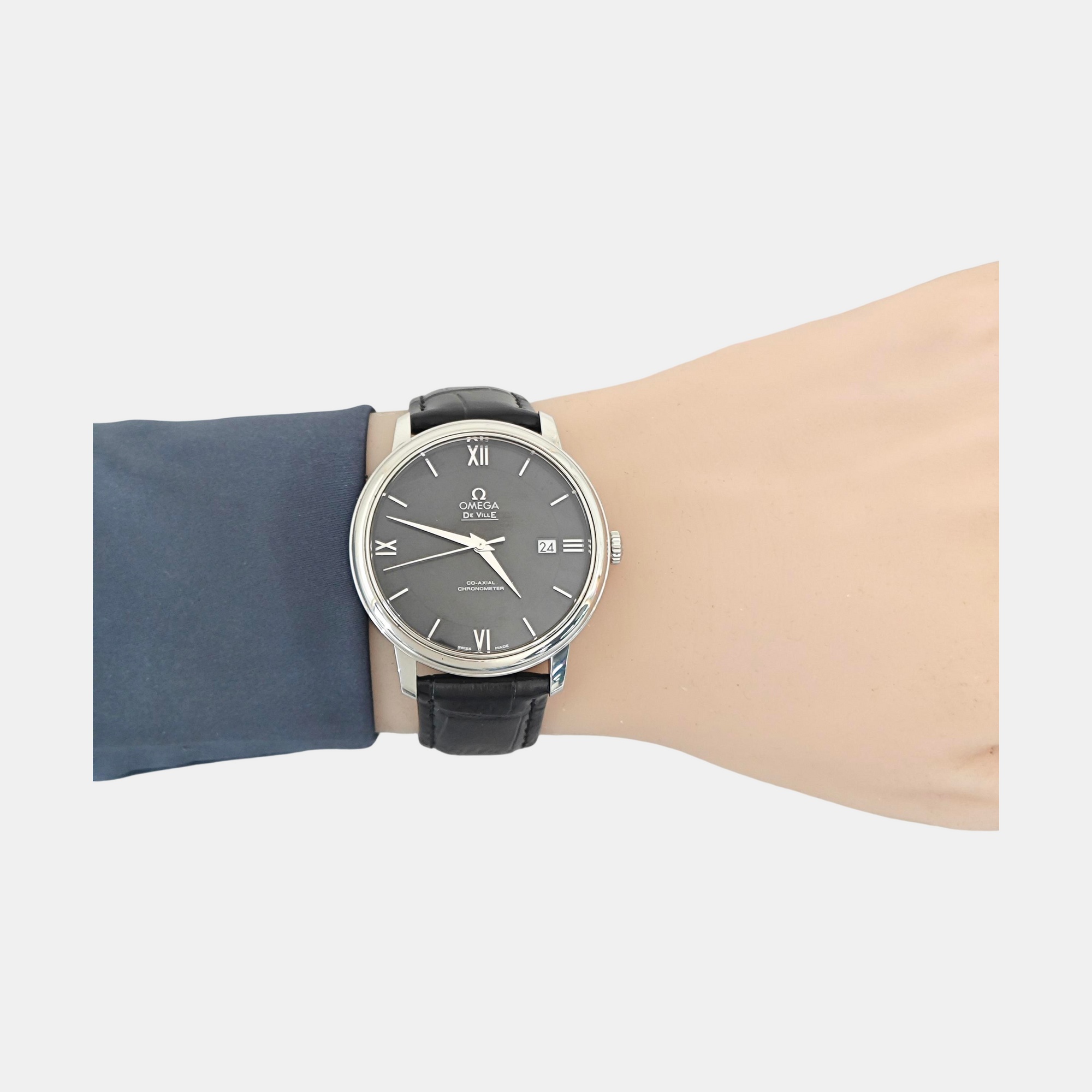 De Ville 39.4mm Black Automatic Watch