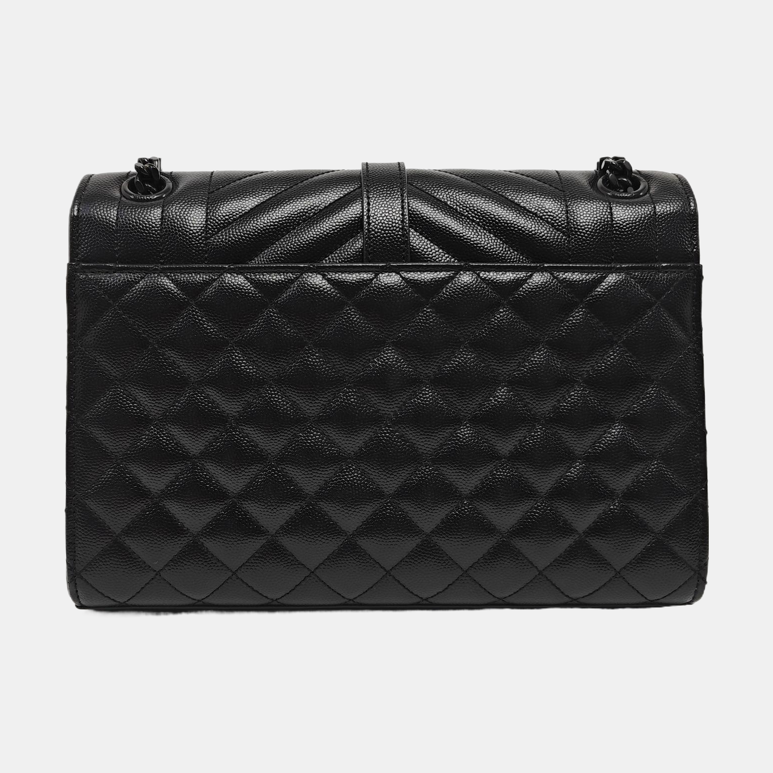 ENVELOPE Medium Quilted Calfskin Black