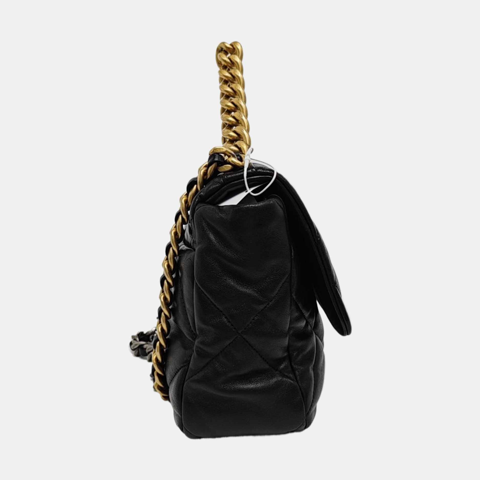 CHANEL 19 Medium Quilted Lambskin Black
