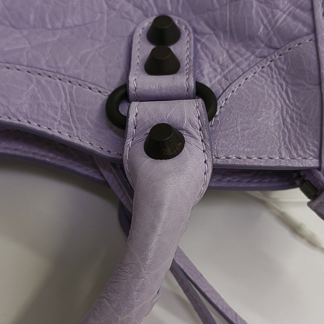 Classic City Mini Lambskin Purple