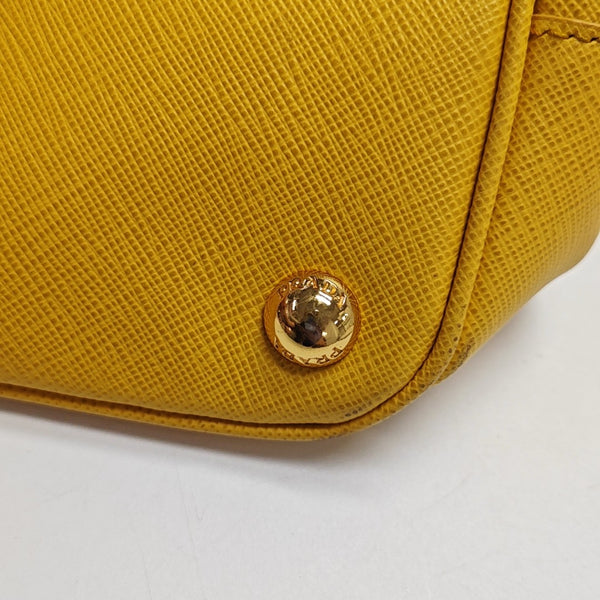 Galleria Large Saffiano Calfskin Yellow