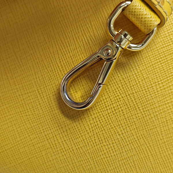 Galleria Large Saffiano Calfskin Yellow