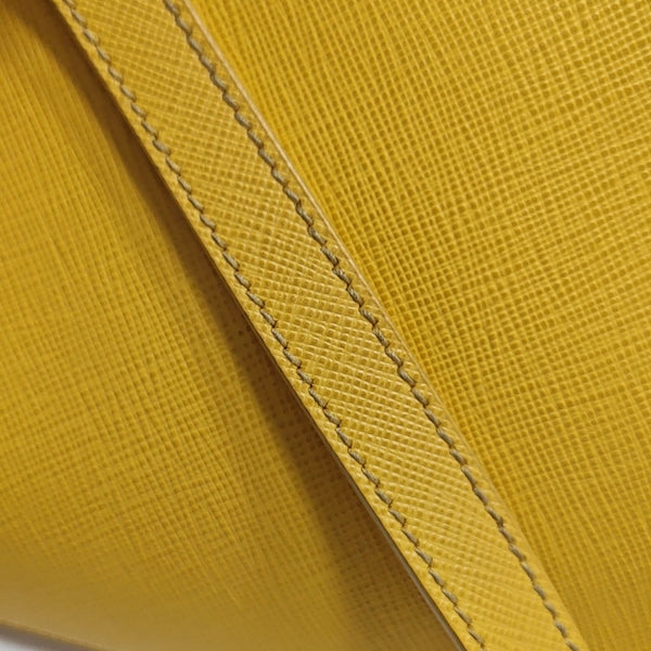 Galleria Large Saffiano Calfskin Yellow
