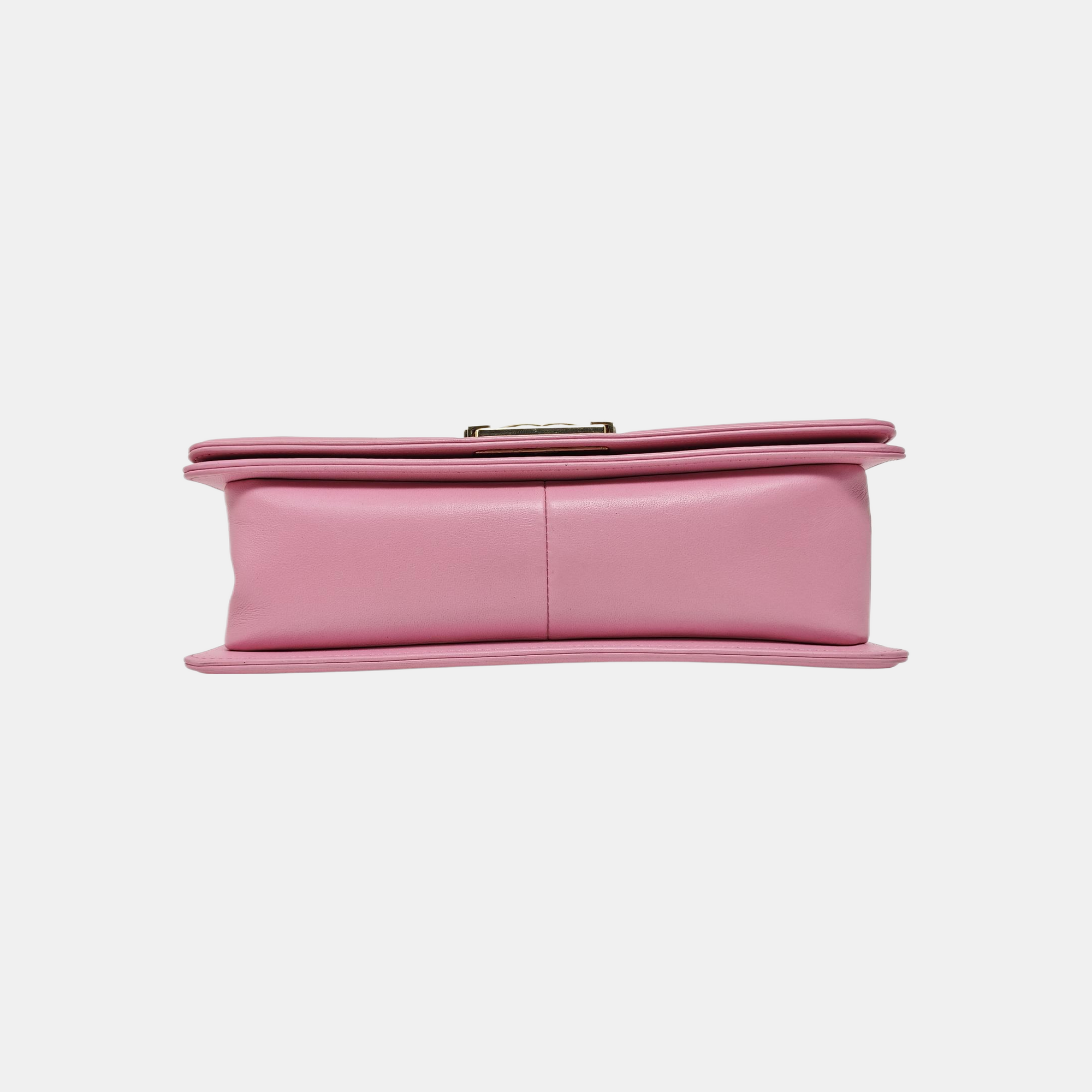 BOY CHANEL Medium Chevron Calfskin Pink