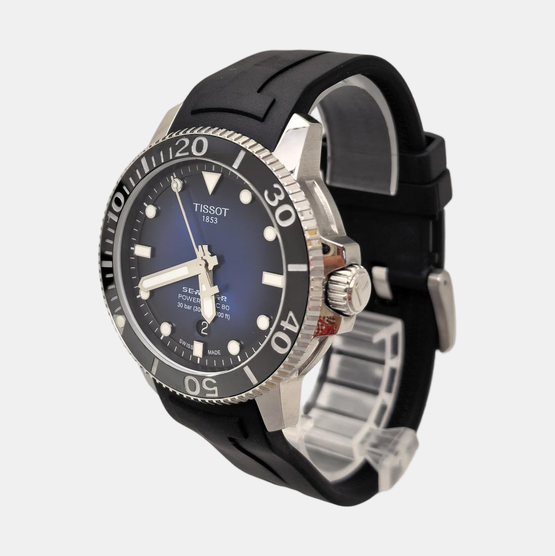 Seastar 43mm Black Automatic Watch
