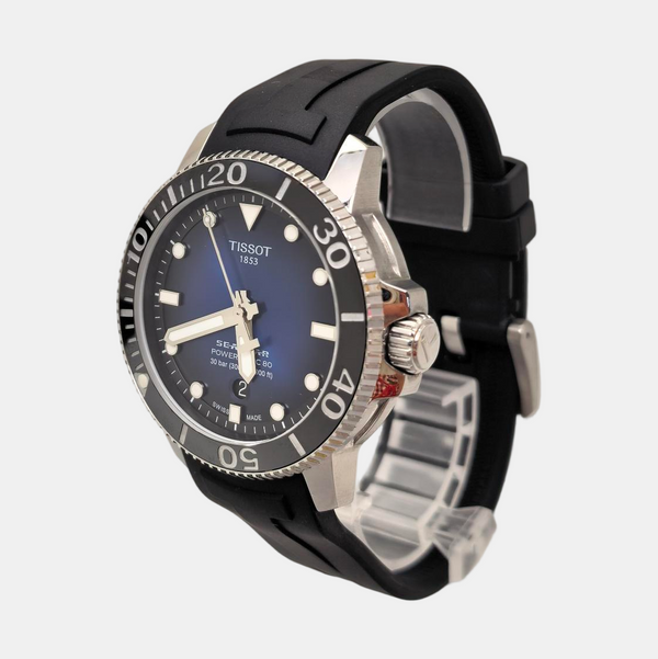 Seastar 43mm Black Automatic Watch