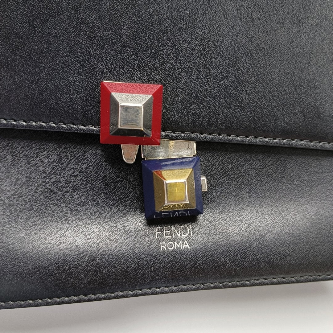 Kan I Mini Calfskin Black