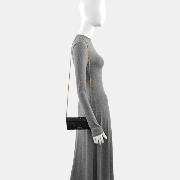 Lambskin Shoulder Bag Black
