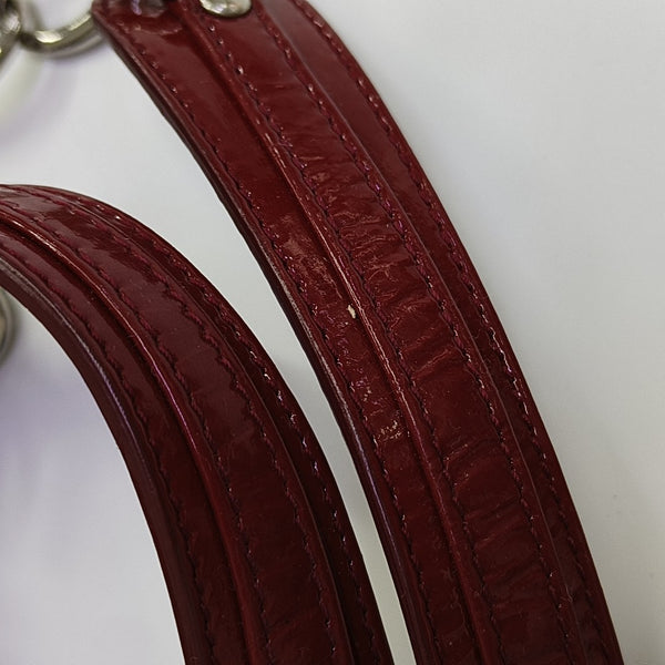 Dior Soft Large Cannage Patent Leather Red