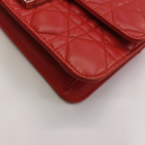 Rendez-Vous Cannage Lambskin Red