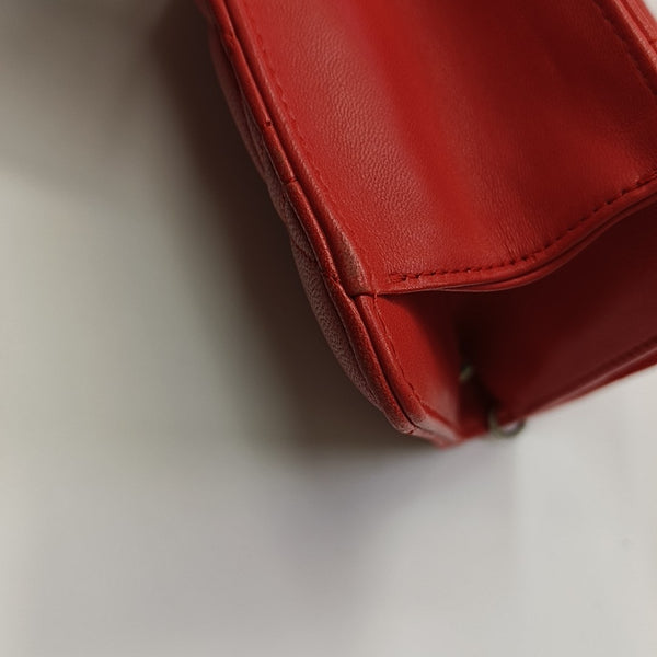 Rendez-Vous Cannage Lambskin Red