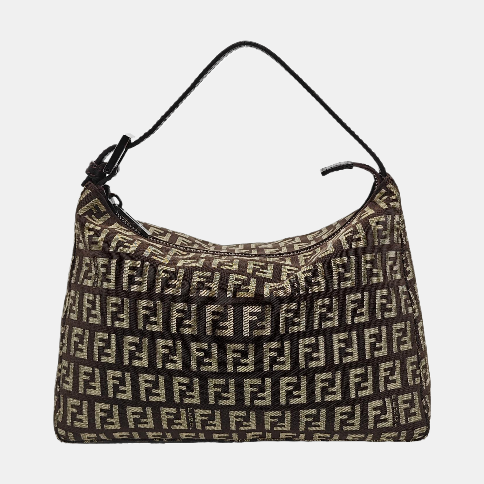 Canvas Top Handle Bag Brown