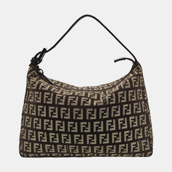 Canvas Top Handle Bag Brown