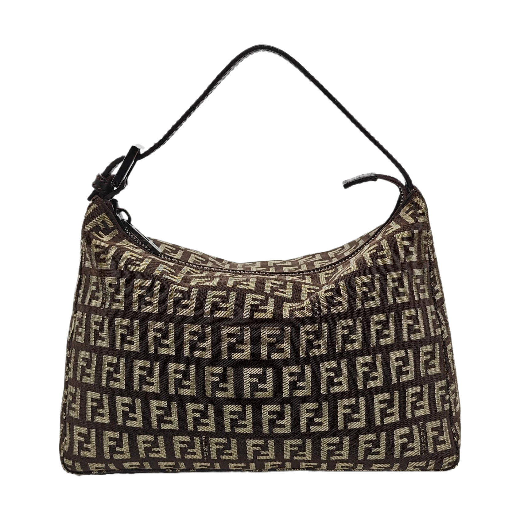 Canvas Top Handle Bag Brown