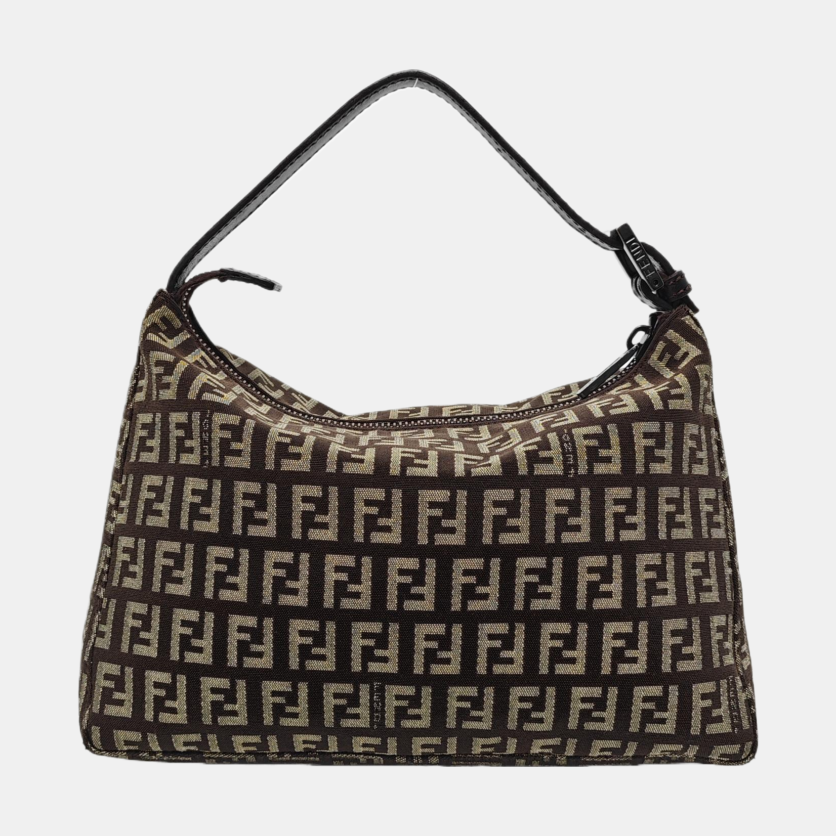 Canvas Top Handle Bag Brown